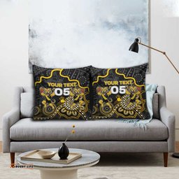 Custom Richmond Football Pillow Cover Aboriginal Dot Art Pattern DT05