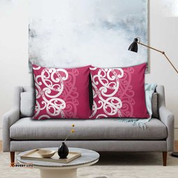 Breast Cancer Awareness Maori Pillow Cover Koru Kowhaiwhai LT7