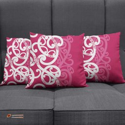 Breast Cancer Awareness Maori Pillow Cover Koru Kowhaiwhai LT7