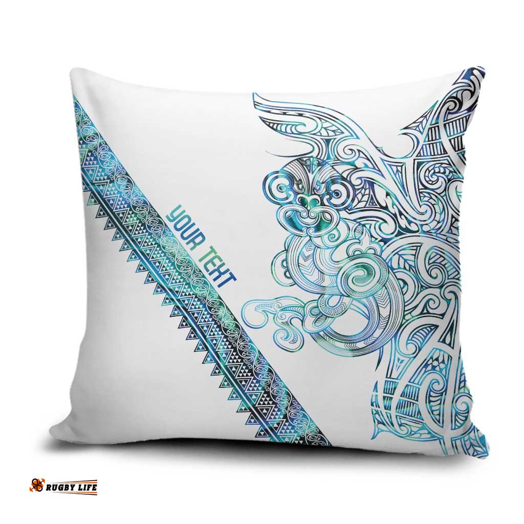Kahui Whetu Paua shell Kowhaiwhai Taniko Personalised Pillow Cover Taniwha Maori Tribal Style LT9