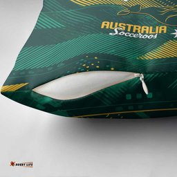 Australia Socceroos 2026 Custom Pillow Cover Go Aussie Kangaroo National Color LT14