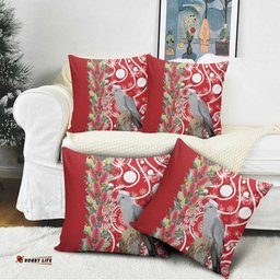 Blue Galah Mutation Christmas Australia Pillow Cover Falalalala Galalah Bottlebrush Red Aboriginal Art LT14