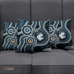 Carlton NAIDOC Week 2026 Personalised Pillow Cover 50 Years of Deadly Aboriginal Art LT14