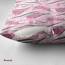 Australia Kangaroo Paws Pillow Cover Aussie Native Flowers Indigenous Art LT14