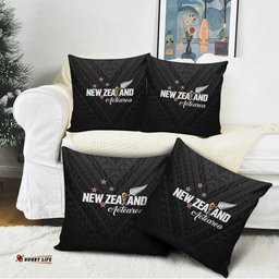 Football New Zealand Pillow Cover Aotearoa United Black Version LT01