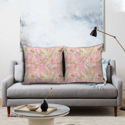 Australia Galah Cockatoo Pillow Cover Eolophus Soseicapilla Couple Seamless Style LT14