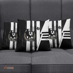 Collingwood Magpies Pillow Cover Modern Geometric Sports Graphic Style TS04