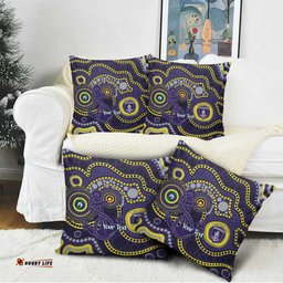 Dockers NAIDOC Week 2026 Personalised Pillow Cover 50 Years of Deadly Aboriginal Art LT14