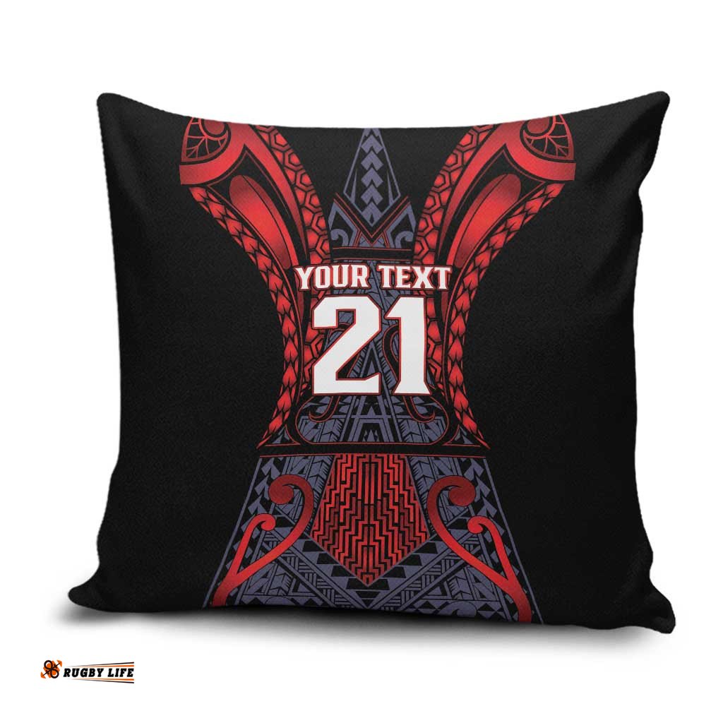 Custom New Zealand Pillow Cover Maori Kiwiana Pattern Tukutuku Motif LT9