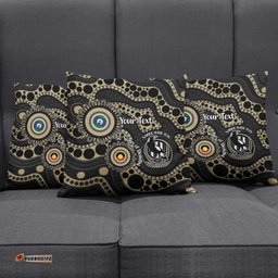 Collingwood NAIDOC Week 2026 Personalised Pillow Cover 50 Years of Deadly Aboriginal Art LT14