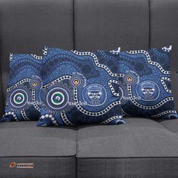 Geelong Cats NAIDOC Week 2026 Personalised Pillow Cover 50 Years of Deadly Aboriginal Art LT14