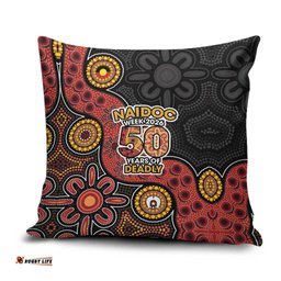 NAIDOC Week 2026 Pillow Cover 50 Years of Deadly Indigenous Pride LT18