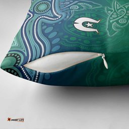 Torres Strait Islands Pillow Cover Shark Indigenous Australian Tribal Dot Art TS04