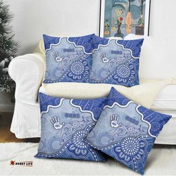 Roos Football Pillow Cover Aboriginal Dot Art Pattern DT05