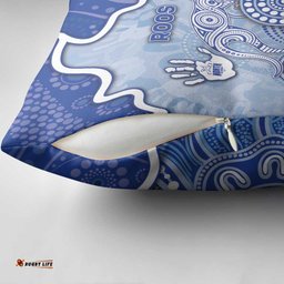 Roos Football Pillow Cover Aboriginal Dot Art Pattern DT05