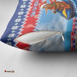New Zealand Christmas Pillow Cover Funny Jet Ride Kiwi Xmas LT05