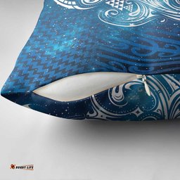 Matariki Galaxy Pillow Cover Maori Taniko Pattern LT9