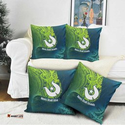 Torres Strait Islands Pillow Cover Vibrant Polynesian Tribal Pattern Art TS04