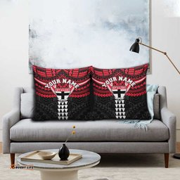 Personalized St Kilda Saints Pillow Cover Polynesian Tribal Pattern Heritage Football TS04
