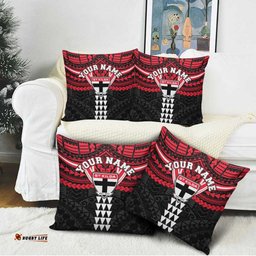 Personalized St Kilda Saints Pillow Cover Polynesian Tribal Pattern Heritage Football TS04