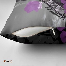 Personalised Remembering ANZAC Lest We Forget Pillow Cover Vintage Film Frame Memorial Purple Poppy LT9