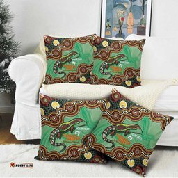 Personalised Australia Goanna NAIDOC Week 2026 Pillow Cover 50 Years of Deadly Aboriginal Art LT14