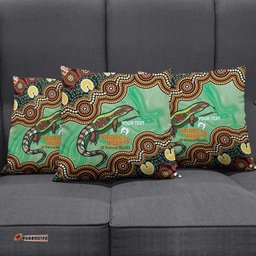 Personalised Australia Goanna NAIDOC Week 2026 Pillow Cover 50 Years of Deadly Aboriginal Art LT14