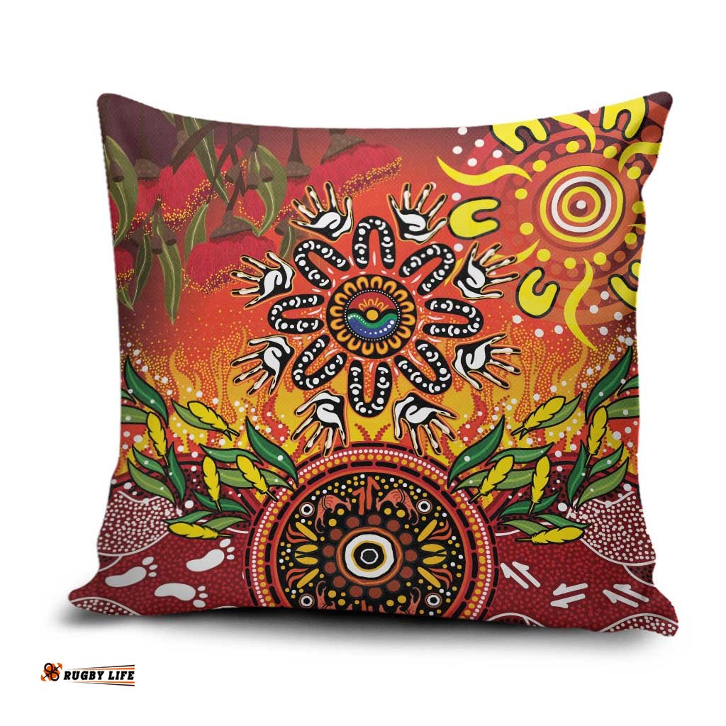 NAIDOC Week 2026 Pillow Cover 50 Years of Deadly Aboriginal Dot Art LT9