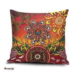 NAIDOC Week 2026 Pillow Cover 50 Years of Deadly Aboriginal Dot Art LT9