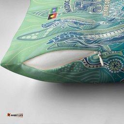 NAIDOC Week - 50 Years Deadly Torres Strait Pillow Cover Pastel Waves LT7