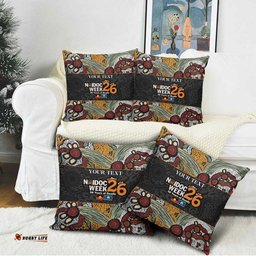 Personalised NAIDOC Deadly 50 Years Pillow Cover Minimalist Aboriginal Art LT9
