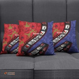 Personalised ANZAC Spirit 1915-2026 Filmstrip Tribute Pillow Cover Lest We Forget 25 April LT9
