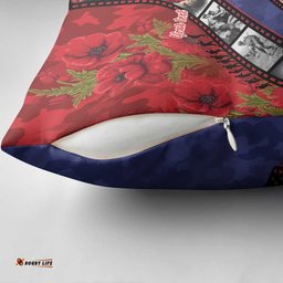 Personalised ANZAC Spirit 1915-2026 Filmstrip Tribute Pillow Cover Lest We Forget 25 April LT9