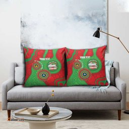 Rabbitohs NAIDOC Week 2026 Personalised Pillow Cover 50 Years of Deadly Aboriginal Art LT14