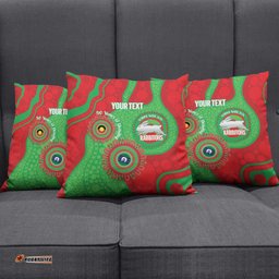 Rabbitohs NAIDOC Week 2026 Personalised Pillow Cover 50 Years of Deadly Aboriginal Art LT14