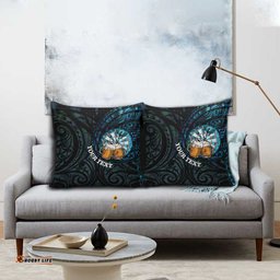 Personalized New Zealand Darts Beer Pillow Cover Paua Shell Aotearoa Maori Tattoo LT14