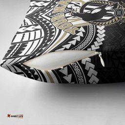 Personalized Collingwood Magpies Pillow Cover Polynesian Tribal Pattern Heritage Football TS04