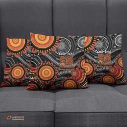 NAIDOC Week 50 Years Deadly Personalised Pillow Cover Aboriginal Art LT14