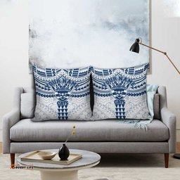 Personalized Geelong Cats Pillow Cover Polynesian Tribal Pattern Heritage Football TS04
