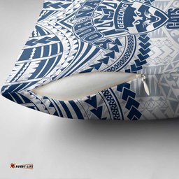 Personalized Geelong Cats Pillow Cover Polynesian Tribal Pattern Heritage Football TS04