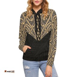 Aotearoa Koru Maori Tattoo All Over Hoodie