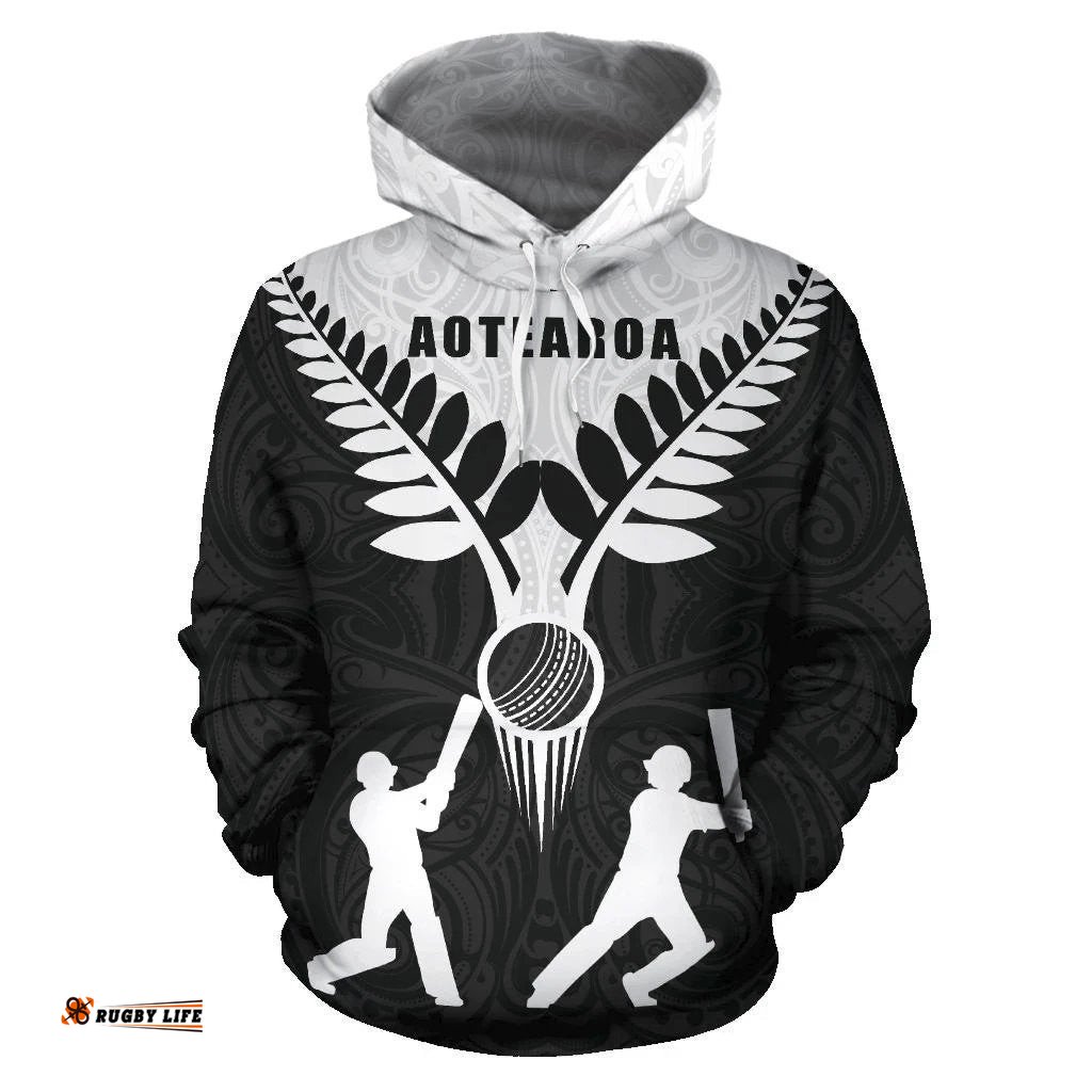 Aotearoa Silver Fern Hoodie Cricket