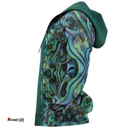 New Zealand Paua Shell Tiki Hoodie