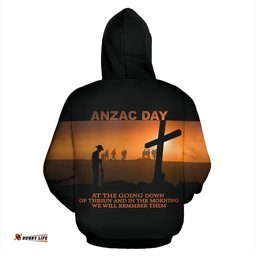 New Zealand ANZAC Memorial Hoodie, Lest We Forget Pullover Hoodie 07