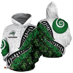 Maori Pounamu Jade Hoodie Gs
