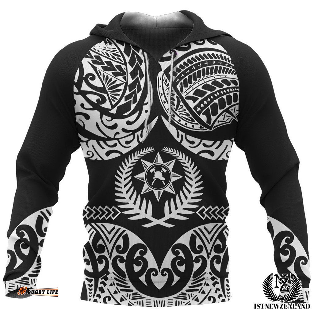 New Zealand Hoodie Maori Firefighter Tattoo