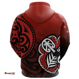 New Zealand Lest We Forget Hoodie, Maori Poppies Pullover Hoodie