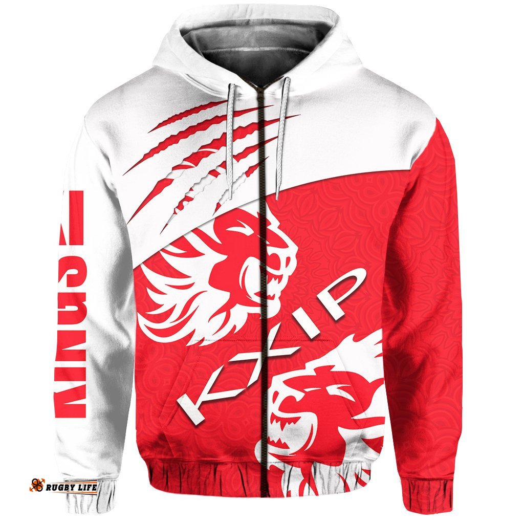 Punjab Kings XI Cricket Zip Hoodie