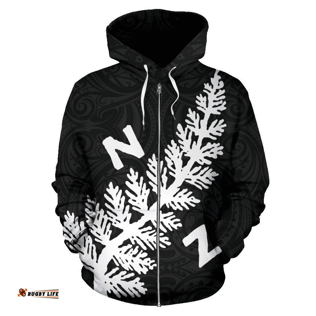 New Zealand Silver Fern 1921 Zip Up Hoodie