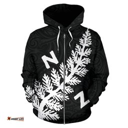 New Zealand Silver Fern 1921 Zip Up Hoodie